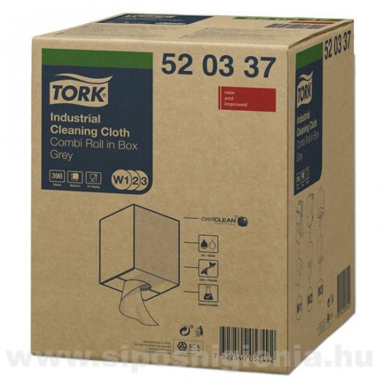 Tork Premium Multipurpose Cloth 520 Grey Combi Roll W1/W2/W3 Sys