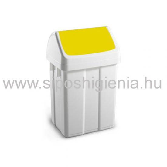 MAX selective bin, 25L, with yellow lid