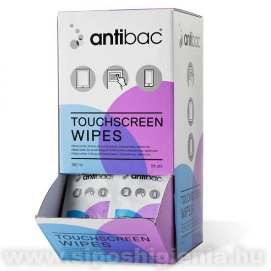 Antibac Touchscreen Wipes érintőképernyő tisztító (95 db/doboz)