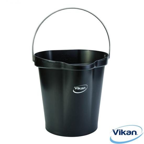 Bucket 12l black Vikan HACCP System(56869)