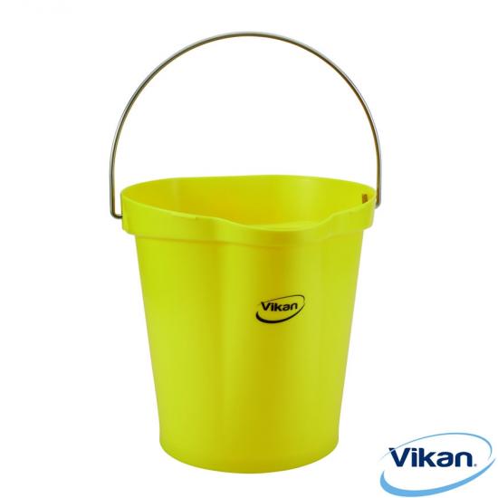 Bucket 12 L yellow  Vikan HACCP System(56866)