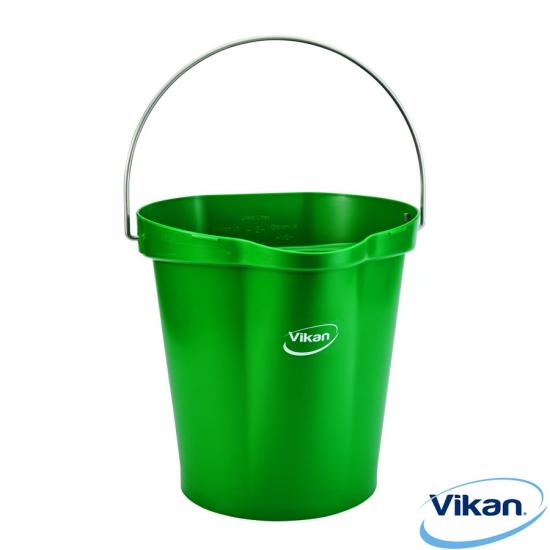 Bucket 12 Litre green Vikan HACCP System (56862)