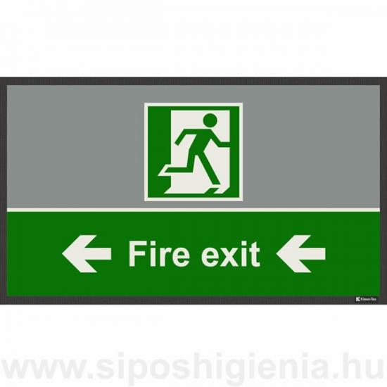 Safety Signage Mats Fire Exit Left 85x150cm