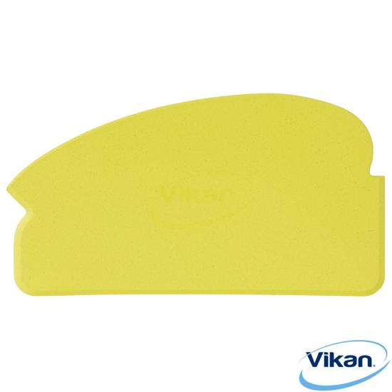 Hand Scraper, flexible, Metal Detectable, 165 mm, Yellow