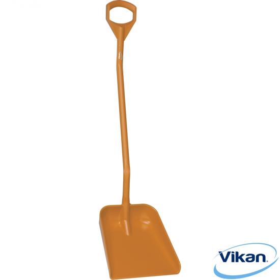 Shovel-Long handle, large blade orange (56017)