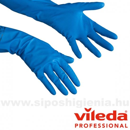 Multipurpose gumikesztyű kék, M méret, 10pár/csomag Vileda Proff