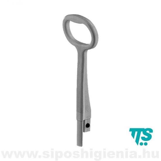 Plastic handle for TTS-Nick trolley Grey