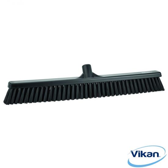 Vikan Soft /Stiff Floor Broom, 600mm black (31949)