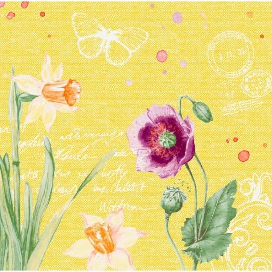 Spring Lilies Dunisoft szalvéta 40x40cm, 6x60db/karton