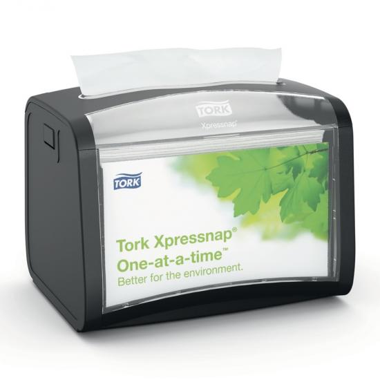 Tork Xpressnap Tabletop Napkin Dispenser Black N4 System