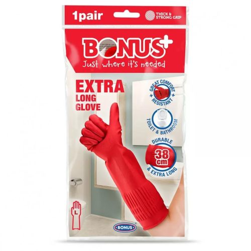 Bonus Gumikesztyű Extra hosszú (38cm) L  méret