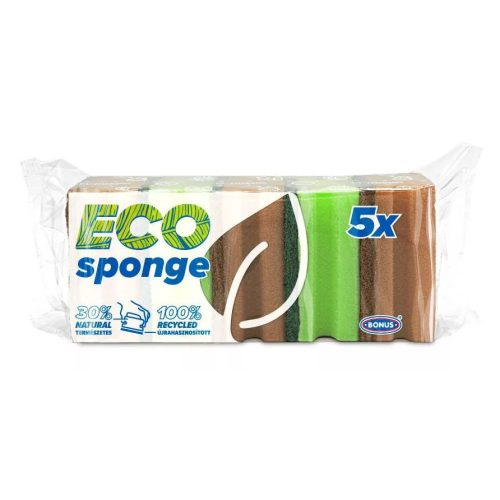 Bonus dish sponge 9,5x7,1x4,5cm (5pcs/pack)