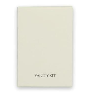 Vanity kit white (cotton ball+ cotton swab + nail file) (100pcs/carton)