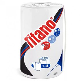   Hengeres kéztörlő 2réteg, 275lap/tek., TITANO  (12tekercs/karton)  