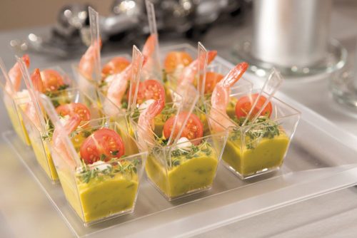 Kínáló kehely, szögletes 150ml, 228db/karton Duni