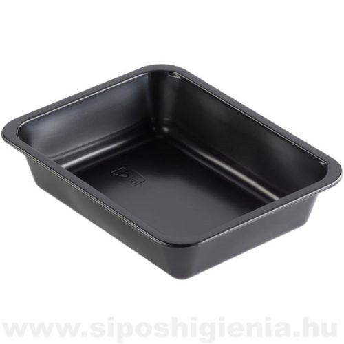 Duniform PP tálca Caterline fekete, (1 részes)  227x178x50mm 216 db/karton