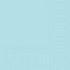   Koktélszalvéta Mint Blue 24x24cm 3 réteg 250db/csom. ( 8csom./kart.)