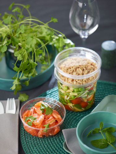 CRYSTAL DELI  rPET tálka, 750ml átlátszó 35db/csom. (10csom./karton)