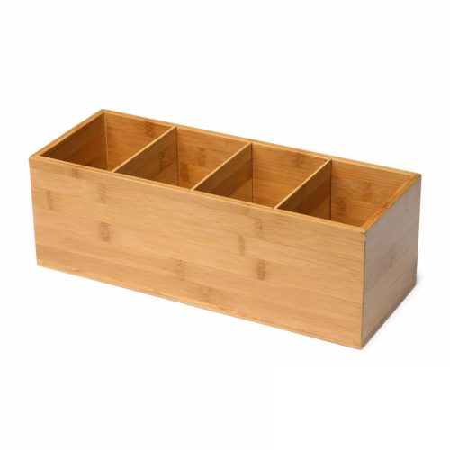 Bambusz szalvéta tartó  Multi Box 4 részes 36x14cm (2db/karton)