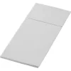 Duniletto FEHÉR textilhatású zsebes szalvéta 40x48cm 4x46db/karton NEW