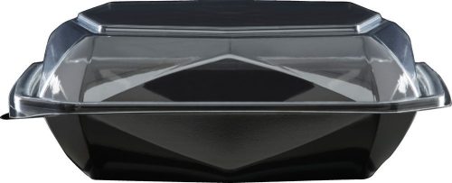 Octaview M salátástál APET, max 70C,185x185x70mm 625ml 255db/karton