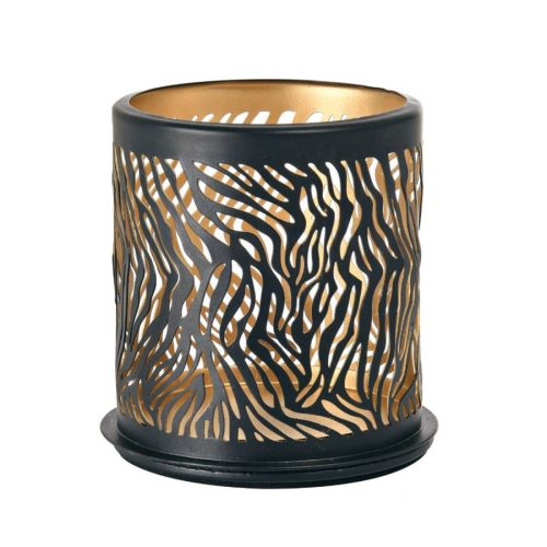 Gyertyatartó Safari Zebra fekete (8 db/ karton) Duni