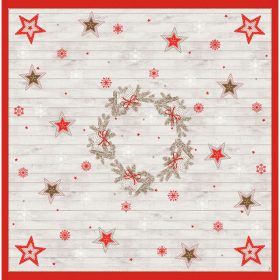   COZY WINTER Dunicel napron 84x84cm, AKCIÓS KARÁCSONYI kiszerelés! 