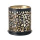 Gyertyatartó Safari Leopard fekete (8 db/ karton) Duni