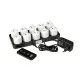Duni  MOVING FLAME LED Warm White 10db-os Led lámpa készlet töltővel 229x110x65mm
