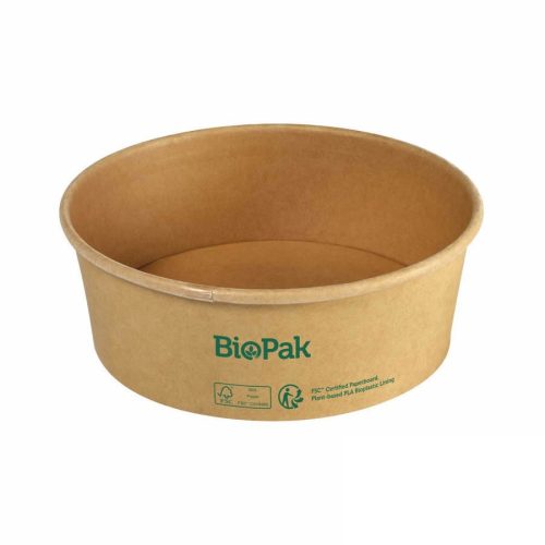 Kerektál Ronda WIDE Karton/PLA Braun 700mlKarton 50db/csomag Duni  ( 5 csomag/karton)