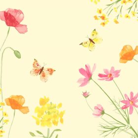   POPPY FIELD Dunisoft textilhatású szalvéta 40x40cm 60db/csom, (6csom/karton)