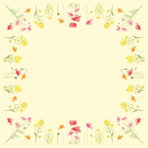 POPPY FIELD Dunicel napron 84x84cm 20db/csom, 5csom/karton