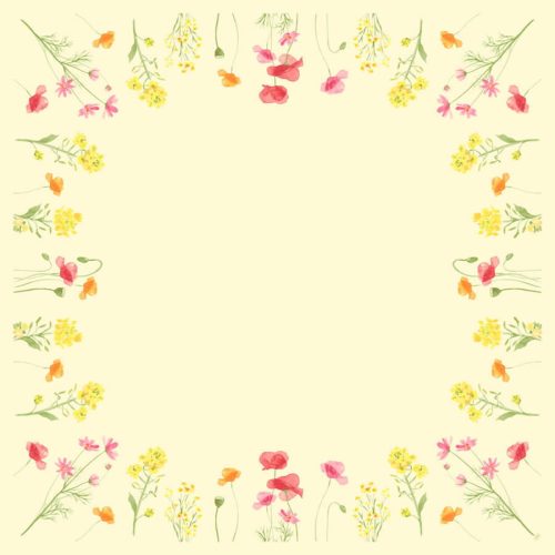 POPPY FIELD Dunicel napron 84x84cm 20db/csom, 5csom/karton