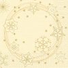 STAR SHINE CREAM tissue szalvéta 33x33cm 50db/csom. (10x50db/karton)