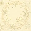 STAR SHINE CREAM tissue szalvéta 33x33cm 250db/csom. (4csomag/karton)