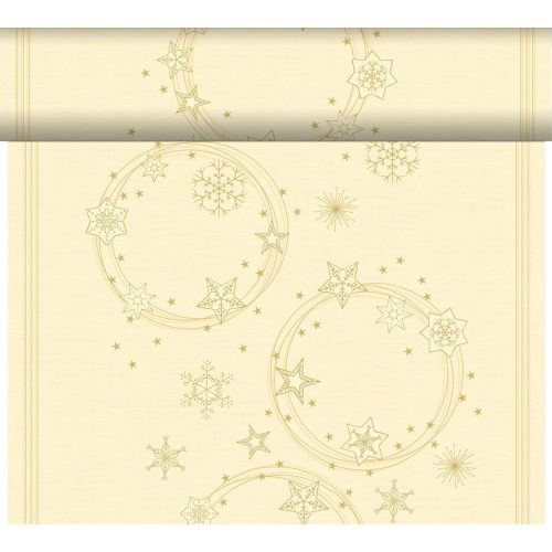 STAR SHINE CREAM Dunicel Tete-a-tete asztalfutó 0,4x24 m, 4tekercs/karton
