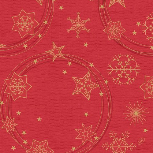 STAR SHINE RED Classic tissue 4rét. szalvéta 40x40cm 50db/csom. (6csomag/karton)