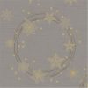 STAR SHINE GRANITE GREY Dunisoft textilhatású szalvéta 40x40cm 60db/csom. (6csomag/karton)