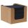 Bio Dunisoft Fekete koktélszalvéta tartóban 20x20cm 24x50db/karton