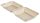 BAGASSE Menübox HP4 ECOECHO NATUR 225x201x85mm 1000ml,50db/csom. (3csom/karton)