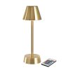 Duni ZELDA LED lámpa arany 10,9x33cm ( 6db/karton)