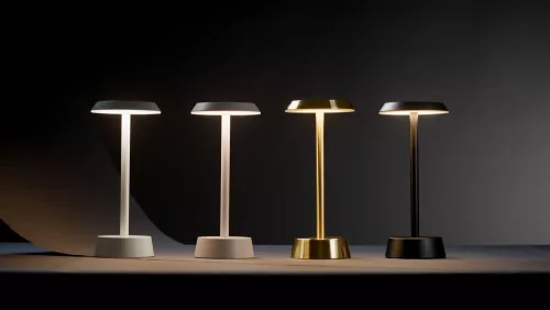 Duni NOUR LED lámpa arany 11,8x26cm ( 6db/karton)