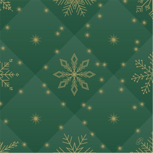 RHOMBUS GREEN BIO Dunisoft textilhatású szalvéta 40x40cm 60db/csom. (6csomag/karton)