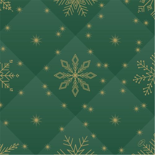 RHOMBUS GREEN BIO Dunisoft textilhatású szalvéta 40x40cm 60db/csom. (6csomag/karton)