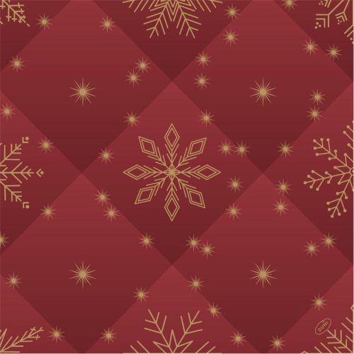 RHOMBUS BORDEAUX BIO Dunisoft textilhatású szalvéta 40x40cm 60db/csom. (6csomag/karton)