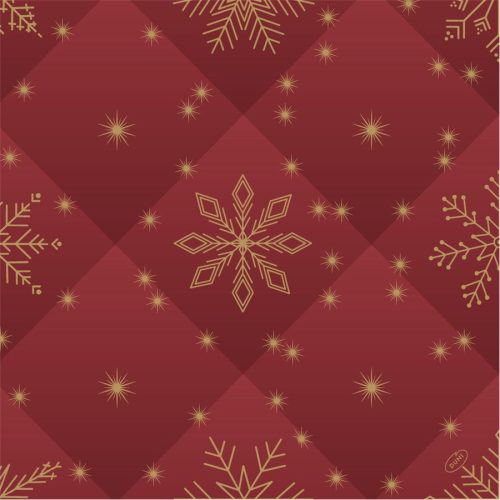 RHOMBUS BORDEAUX BIO Dunisoft textilhatású szalvéta 40x40cm 60db/csom. (6csomag/karton)