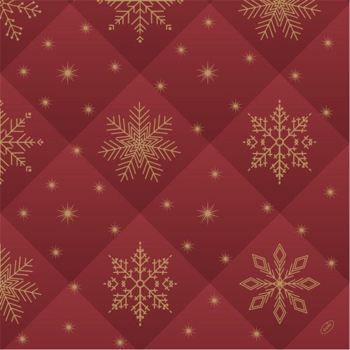 RHOMBUS BORDEAUX Dunilin  szalvéta 48x48cm 36db/csom. 6 csom/karton