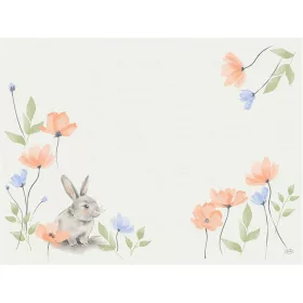   BUNNY BLOOM Bio Dunicel Terítékalátét 30x40cm 5x100db/karton