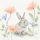 BUNNY BLOOM tissue szalvéta 33x33cm 50db/csom. (10x50db/karton)