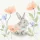 BUNNY BLOOM tissue szalvéta 33x33cm 50db/csom. (10x50db/karton)